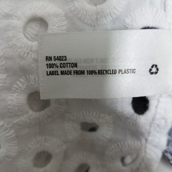 Gap Blue Heathered Sweater w/ Eyelet Back Md - Picture 3 of 3